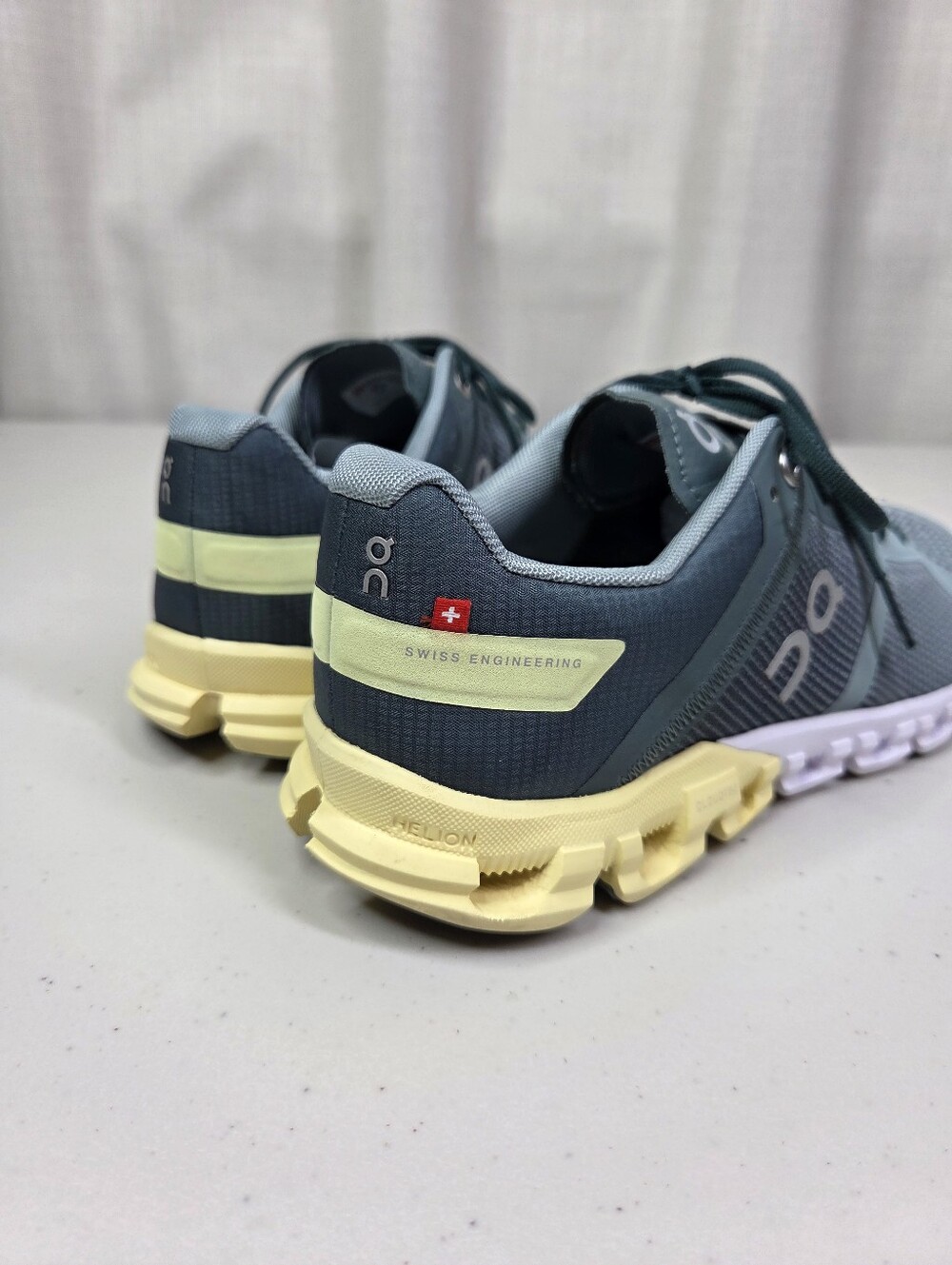 On Running Cloud Cloudflow Size 7.5 Sea/Limelight Helion Women's Shoes Sneakers - Picture 8 of 13